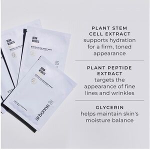 Arbonne DermResults Biocellulose Face Masks | 5-Packs of Sheet Masks